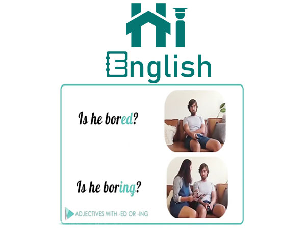 صفت‌‌های منتهی به ed و ing