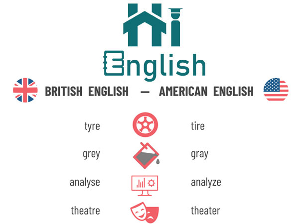 تفاوت انگلیسی امریکایی و انگلیسی بریتانیایی