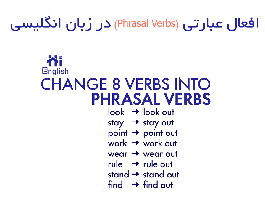 افعال عبارتی (Phrasal Verbs) در زبان انگلیسی