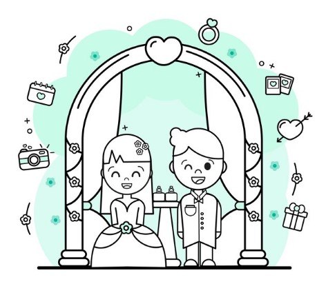 معنی به فارسی wedding